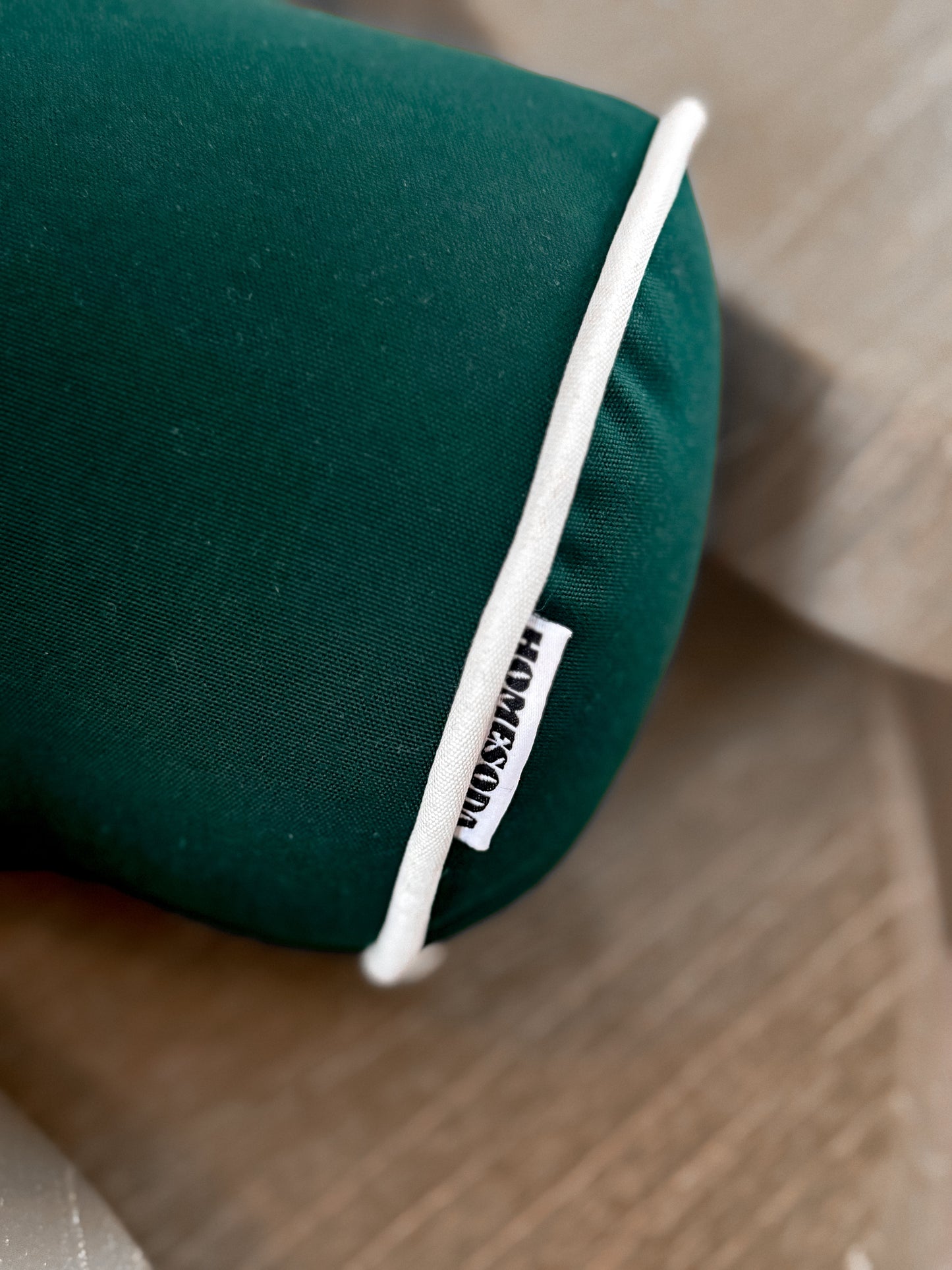 Verde Green Bolster Cushion (2 Piece Set)