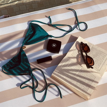 Single Lilo | Taupe Stripe
