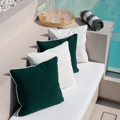 Verde Green Outdoor Cushions (2 Pieces)