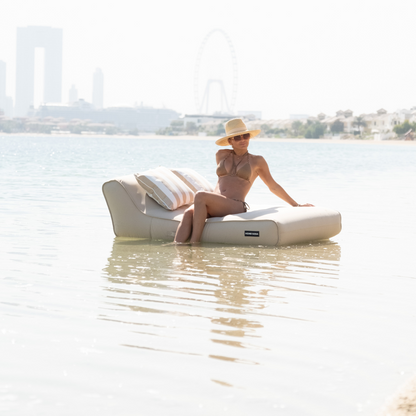 Double Lilo | Beach Beige