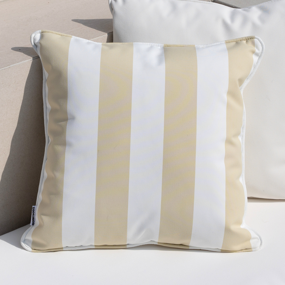 Sand Stripe Outdoor Cushions (2 Pieces)