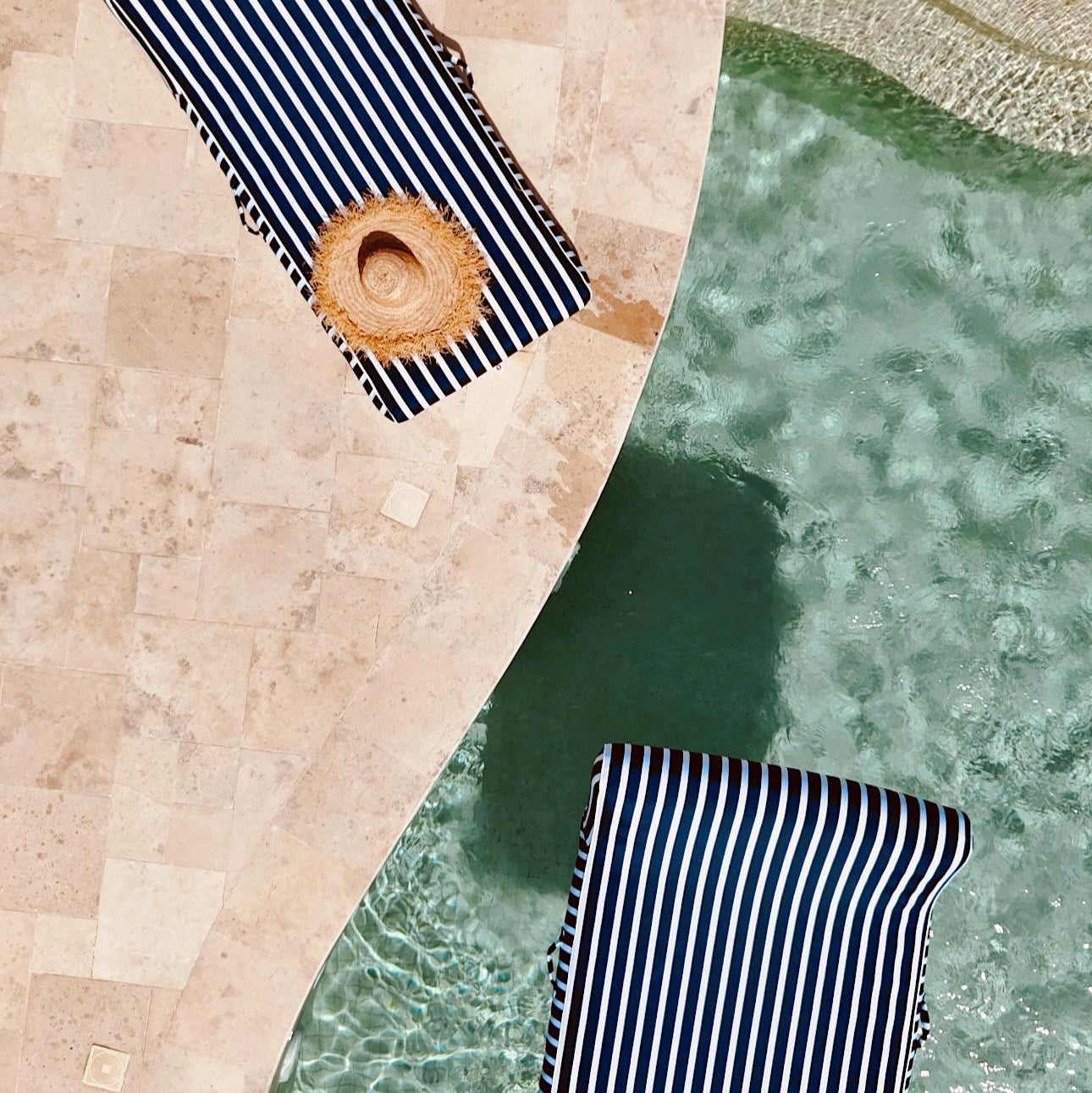 Double Lilo | Navy Stripe