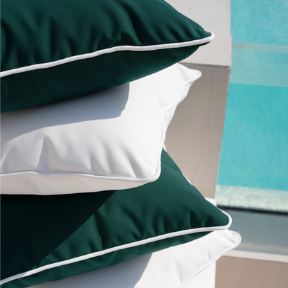 Verde Green Outdoor Cushions (2 Pieces)