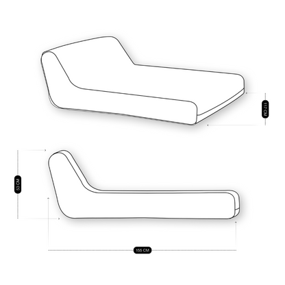 Double Lilo | Cotton White