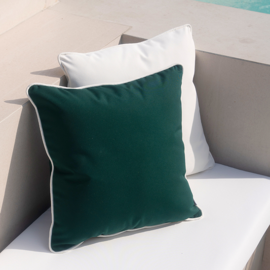 Verde Green Outdoor Cushions (2 Pieces)