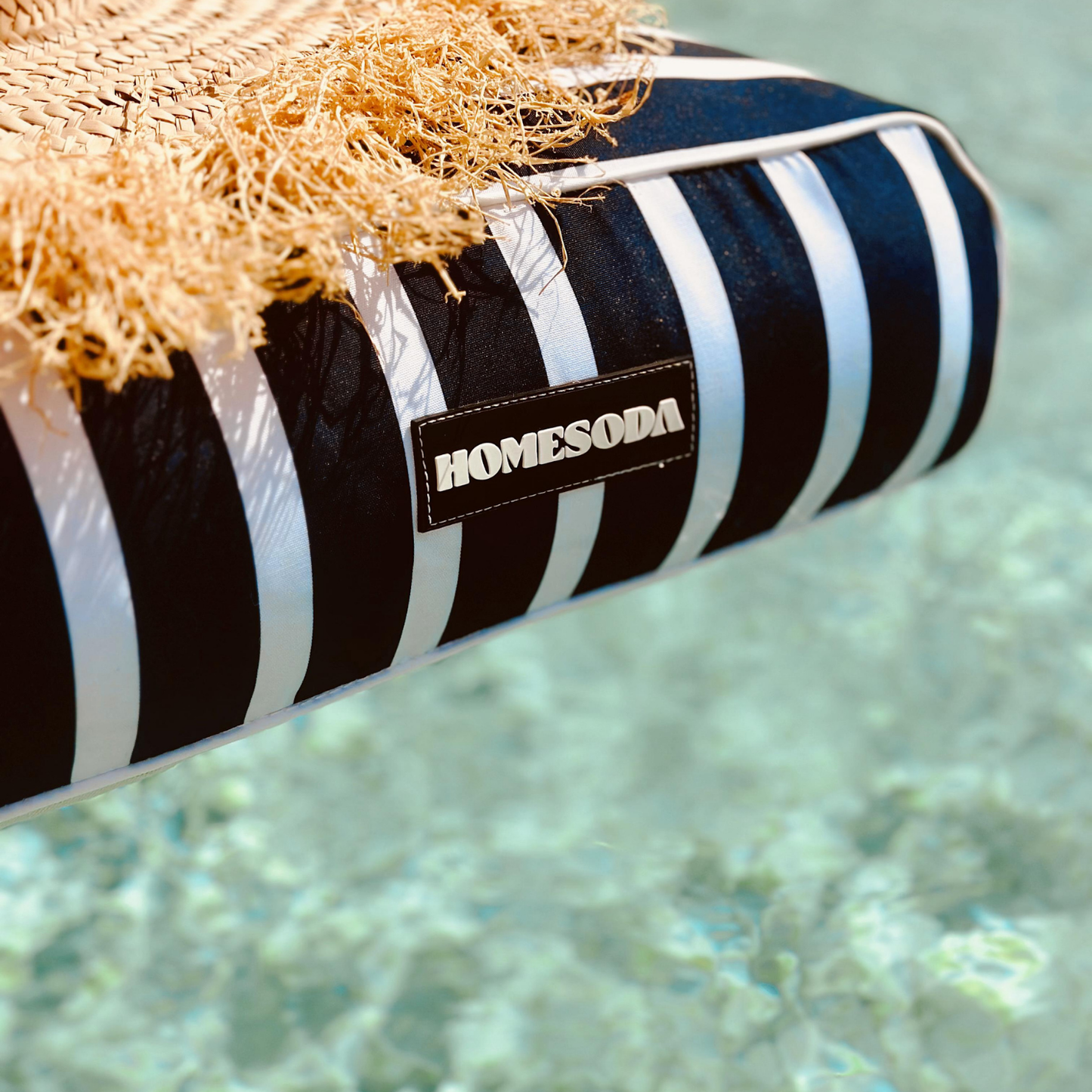 Single Lilo | Navy Stripe
