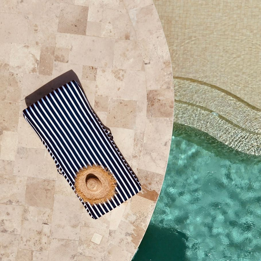 Double Lilo | Navy Stripe