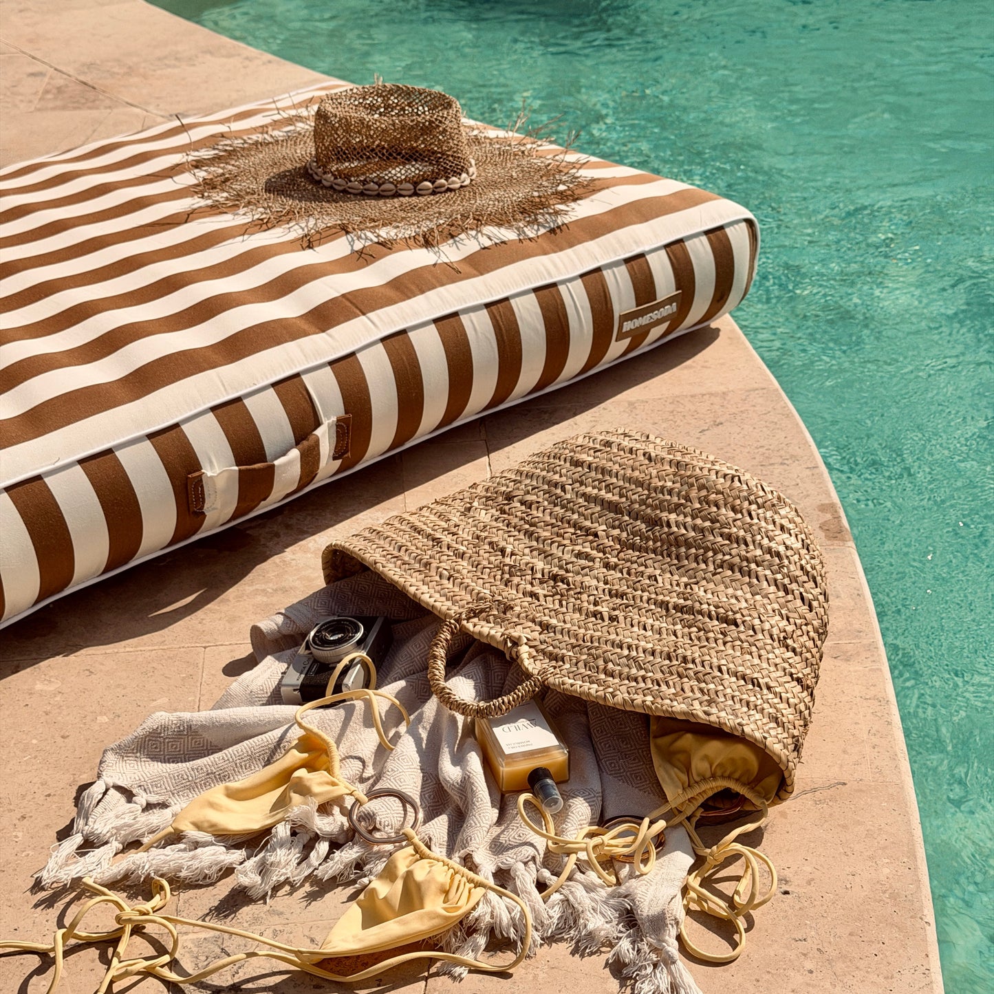 Single Lilo | Cocoa | Signature Fabric - homesoda.store