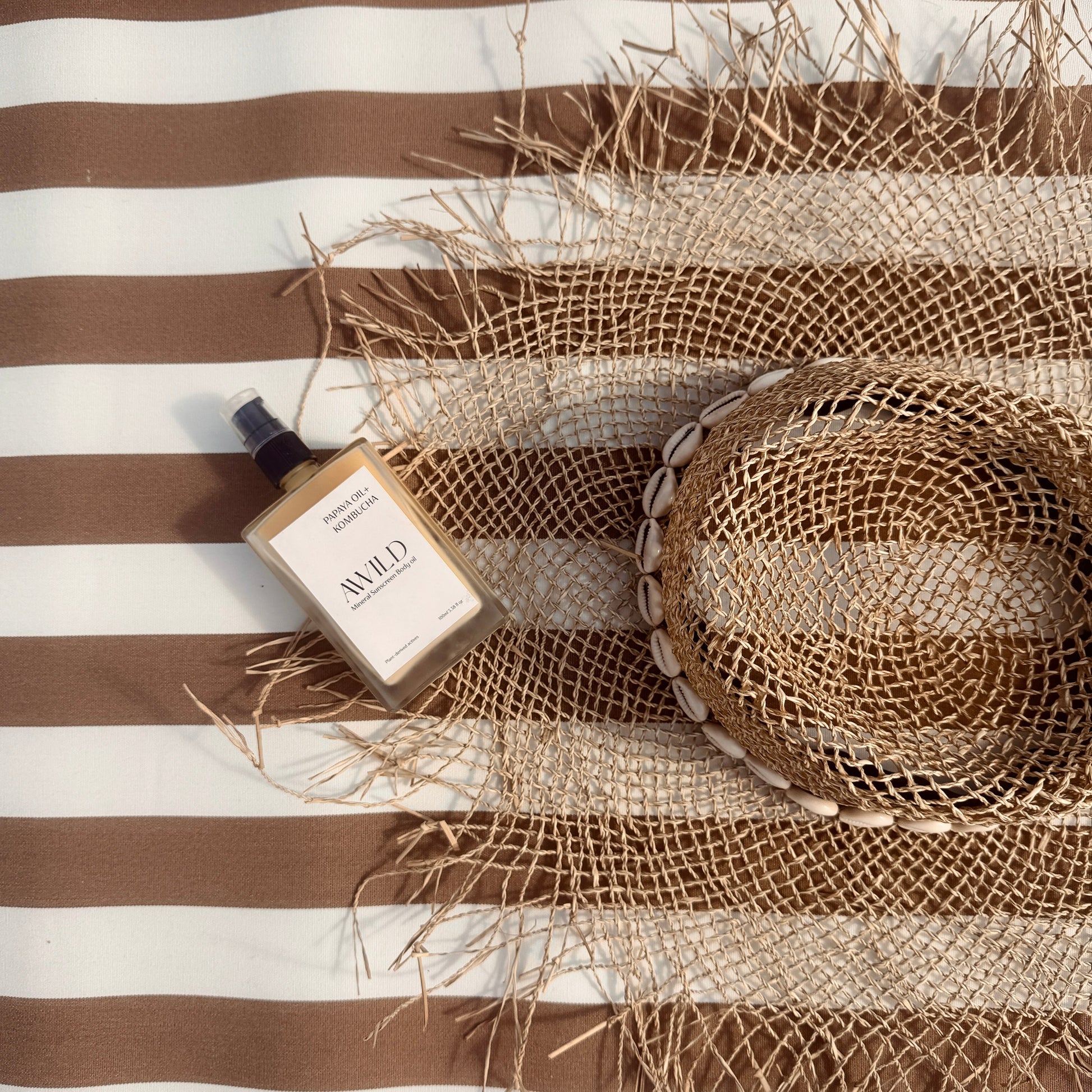 Double Lilo | Cocoa | Signature Fabric - homesoda.store