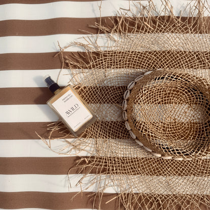 Double Lilo | Cocoa | Signature Fabric - homesoda.store