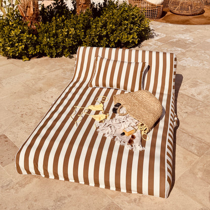 Double Lilo | Cocoa | Signature Fabric - homesoda.store