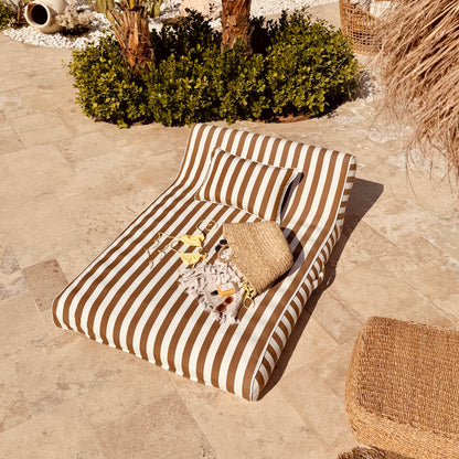 Double Lilo | Cocoa | Signature Fabric - homesoda.store