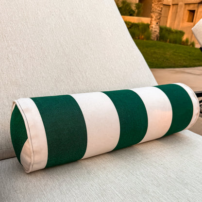 Verde Green Bolster Cushion (2 Piece Set)