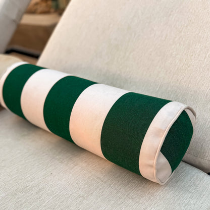 Verde Green Bolster Cushion (2 Piece Set)