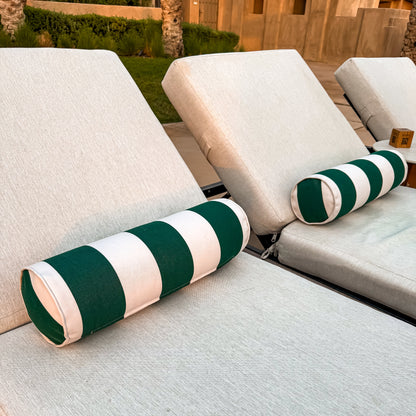 Verde Green Bolster Cushion (2 Piece Set)