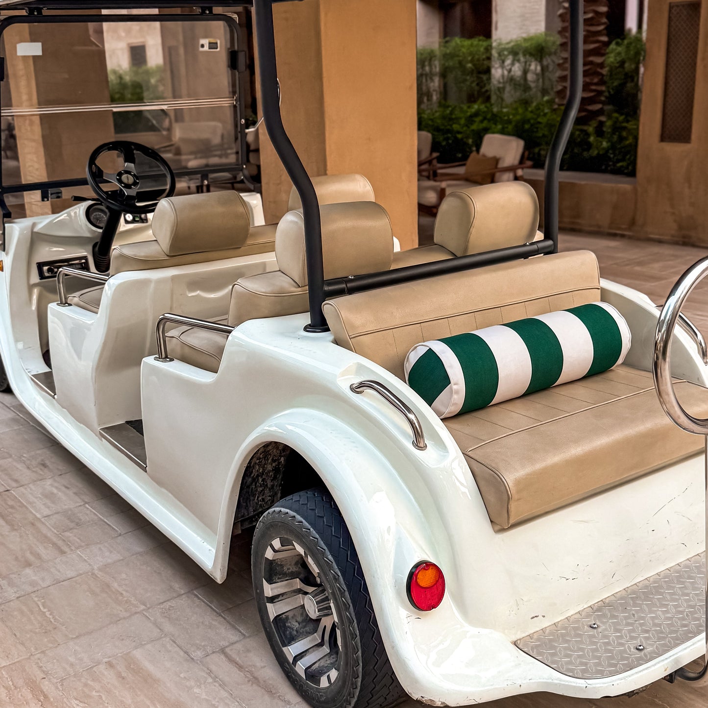 Verde Green Bolster Cushion (2 Piece Set)