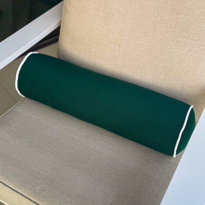 Verde Green Bolster Cushion (2 Piece Set)