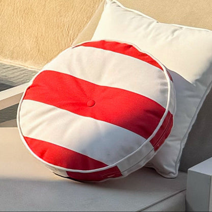 Festive Stripe Round Cushion (2 Piece Set)