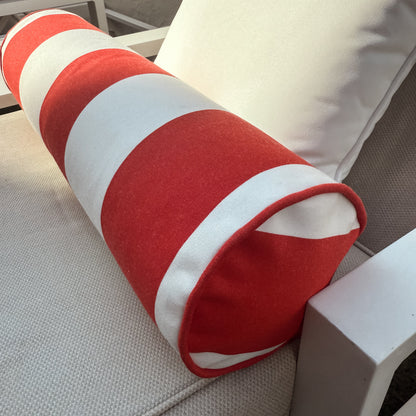 Festive Stripe Bolster Cushion (2 Piece Set)