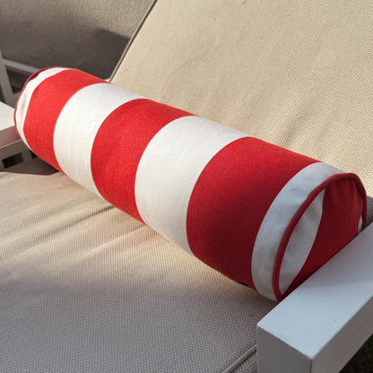 Festive Stripe Bolster Cushion (2 Piece Set)