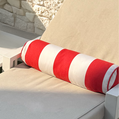 Festive Stripe Bolster Cushion (2 Piece Set)