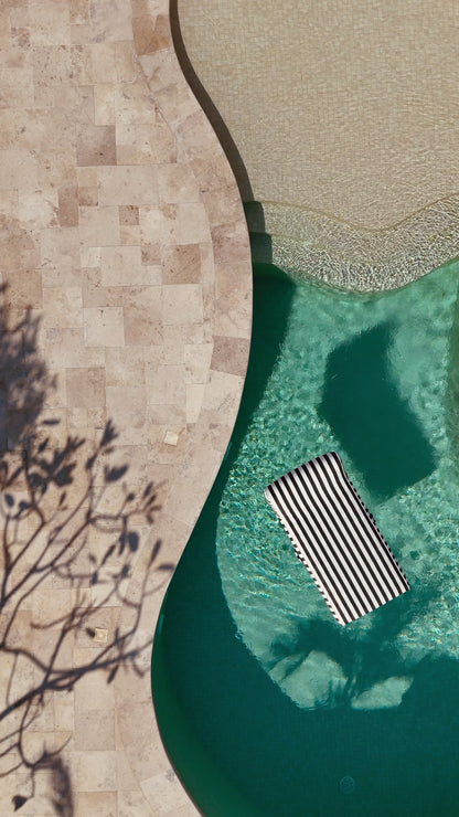 Double Lilo | Vert à rayures